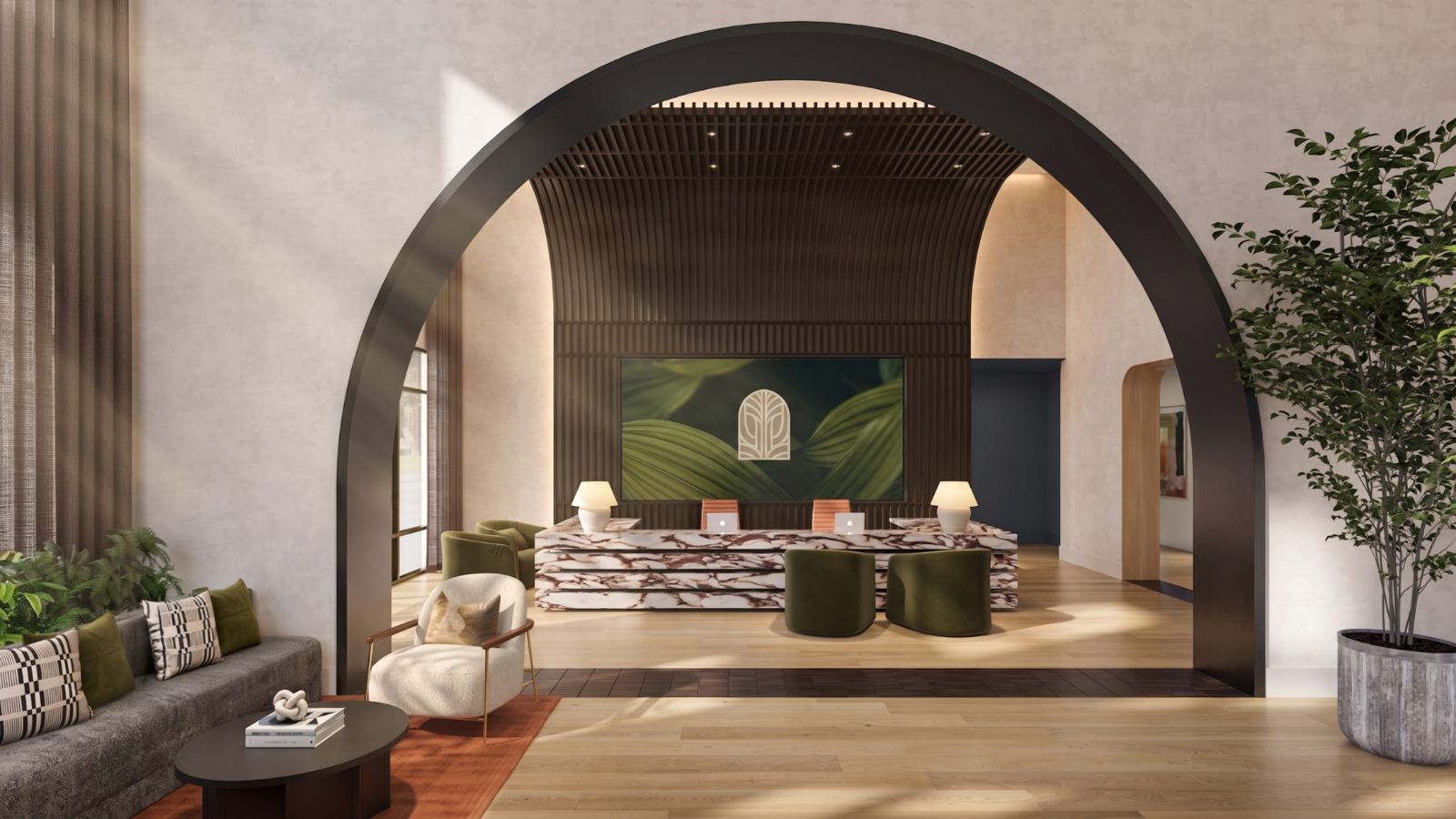Harvest lobby and reception