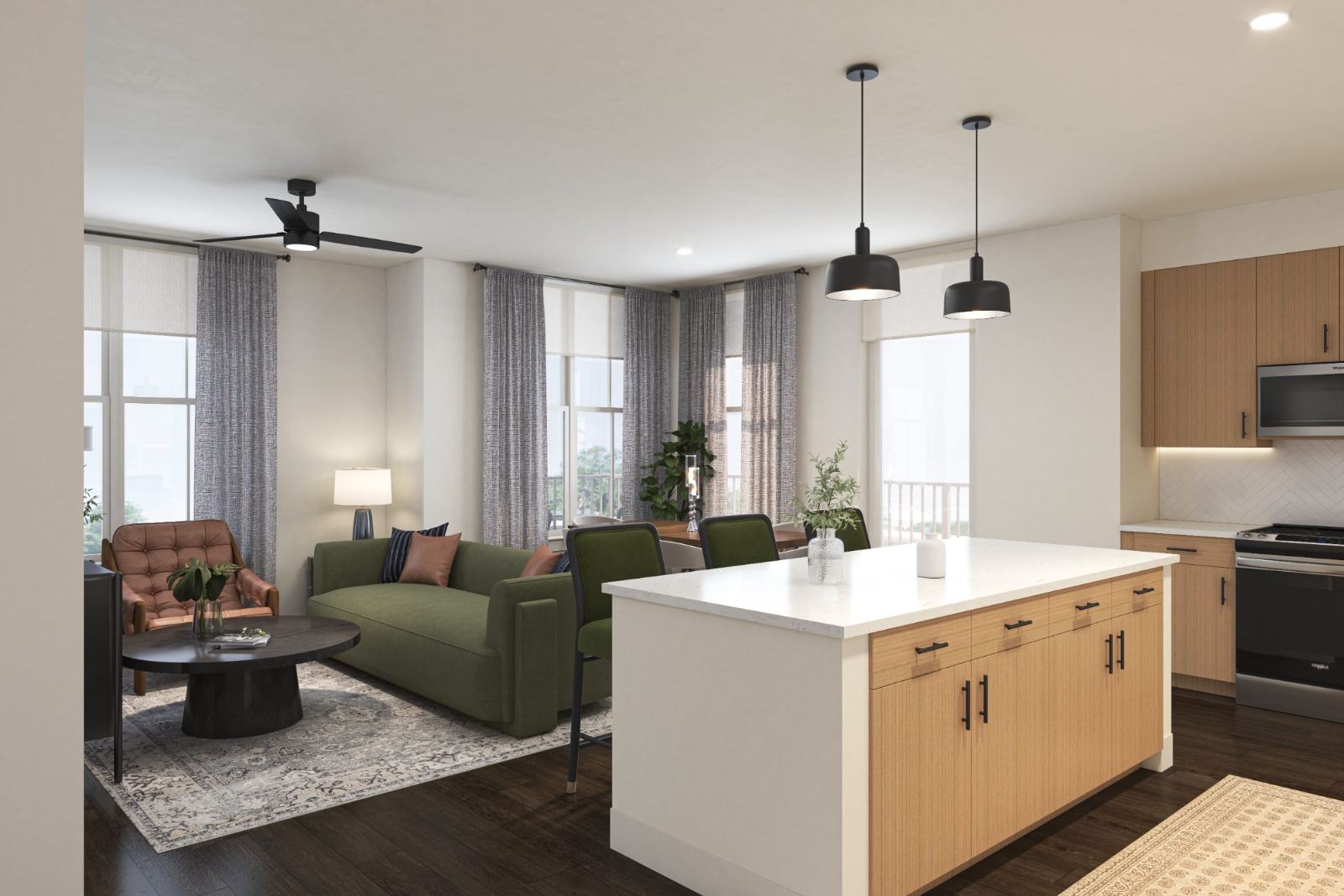 Residence kitchen with island